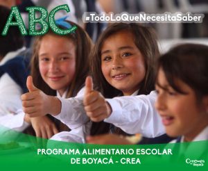 ABC PAE Gobernación de Boyacá