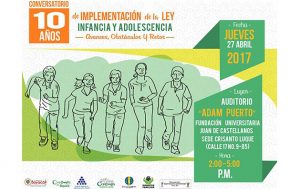 Conmemorarán 10 años de la entrada en vigencia de la Ley de Infancia y Adolescencia