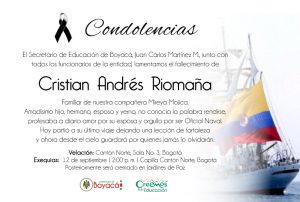 CONDOLENCIAS-Crisrtian-Andres-Riomana