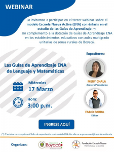 3er_WebinarSedboyacá_EscuelaNuevaActiva
