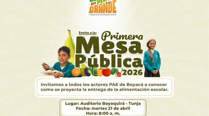 Mesa pública Noticia